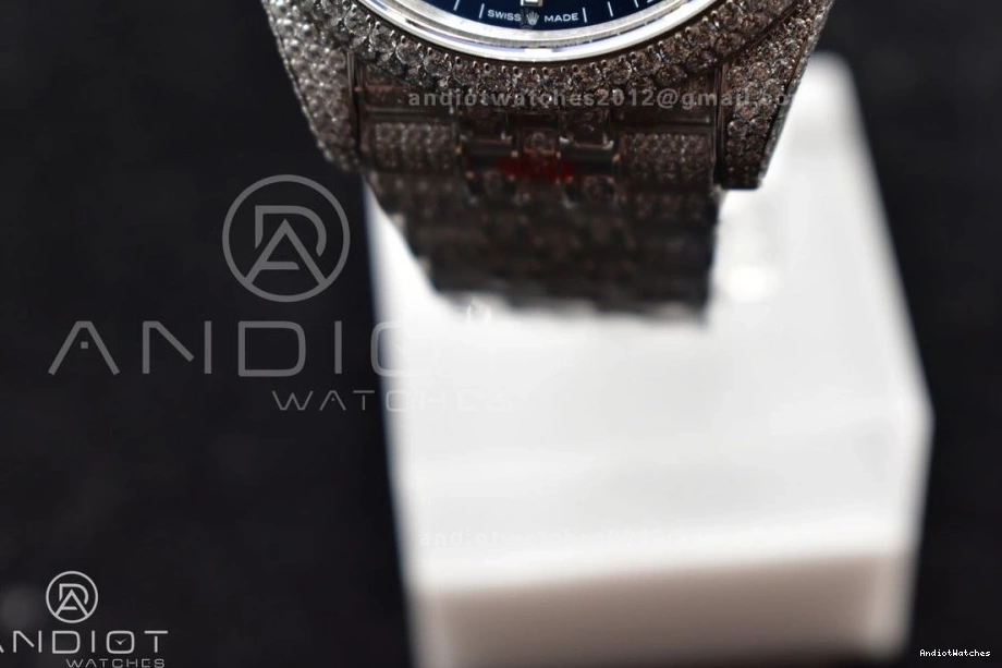 SportInspired Diamond Blue Stick DateJust Version Markers 41mm Best 897 JDF 0420